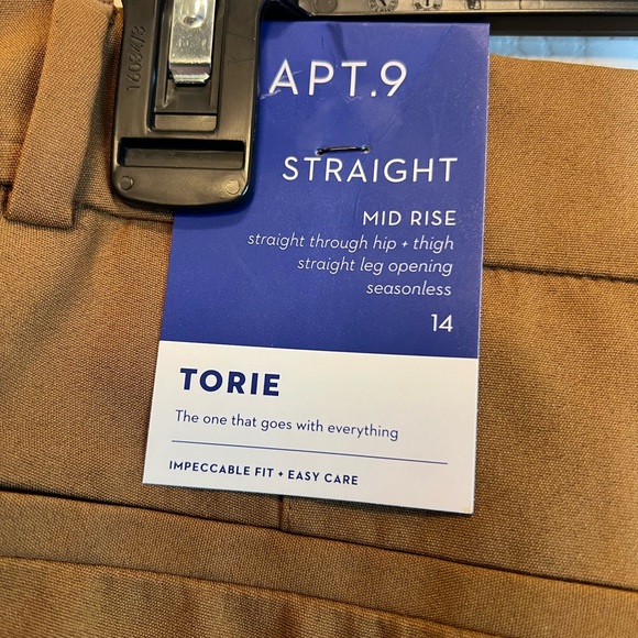 Mid Rise Straight Leg Pants - Picture 5 of 8